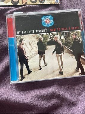 Hot Topic CD Case with Black, Blue, Red Accents